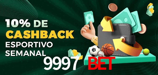 10% de bônus de cashback na 9997 Bet